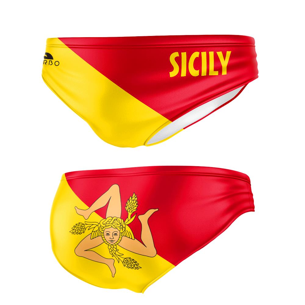 SWIMSUIT WATERPOLO MEN  SICILIA YELLOW