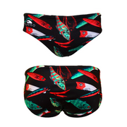 Wasserball-Badeanzug Herren Sardine
