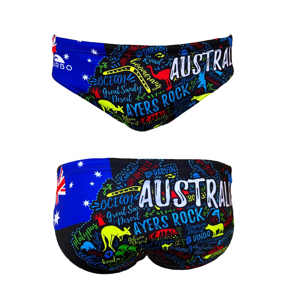 Wasserball-Badeanzug Australien Draw