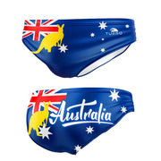 Wasserball-Badeanzug für Jungen Australien Schriftzug