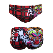 Wasserball-Badeanzug für Jungen Tartan Tiger