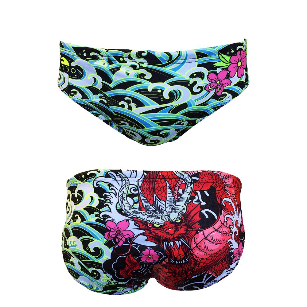 Fato de Banho Polo Aquático Homem Red Dragon