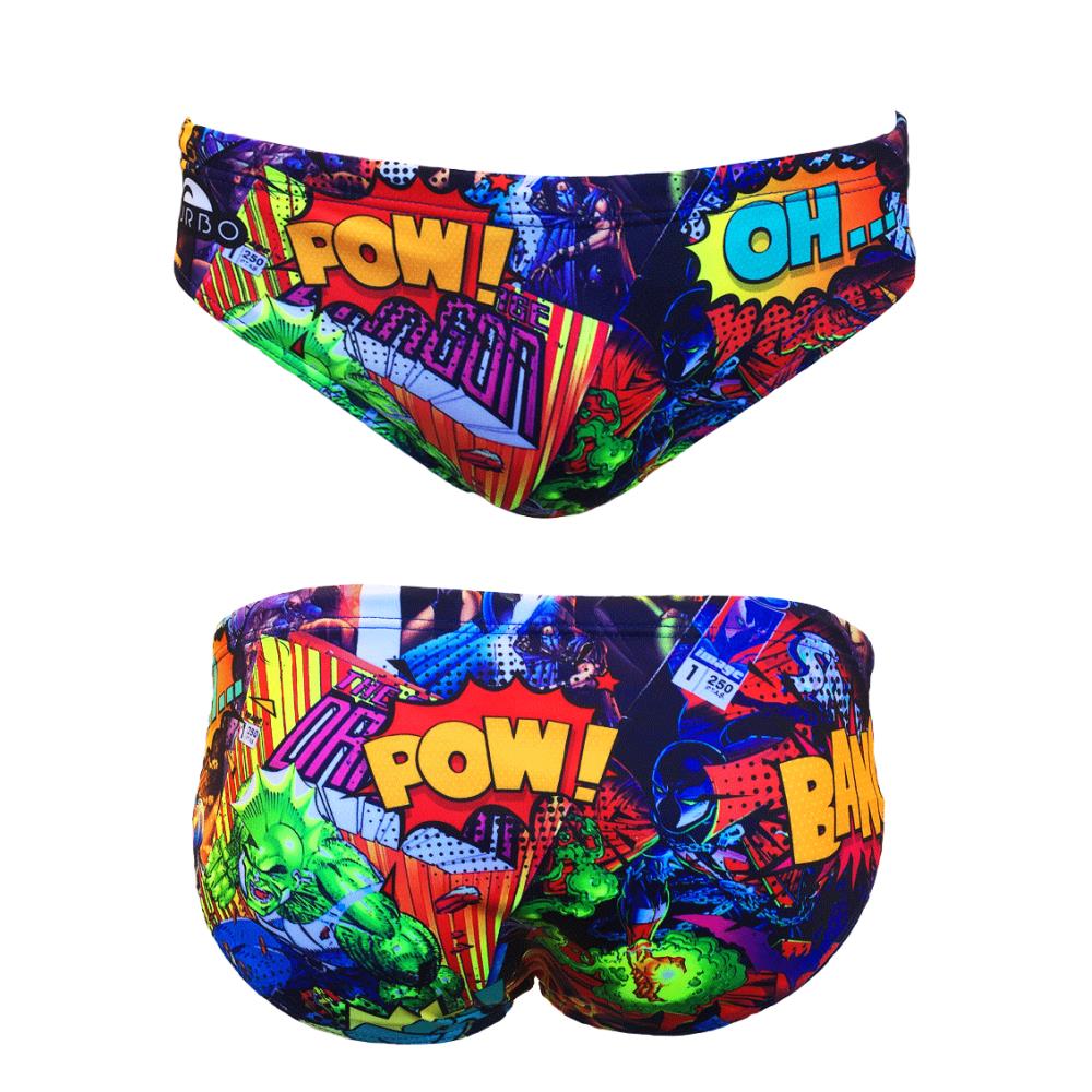 Badeanzug Schwimmen Super Comic