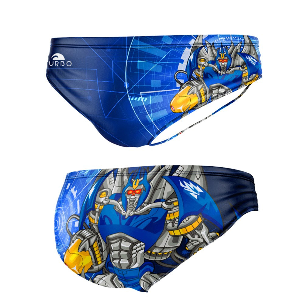 Badeanzug Schwimmen Junge Super Roboter Happy