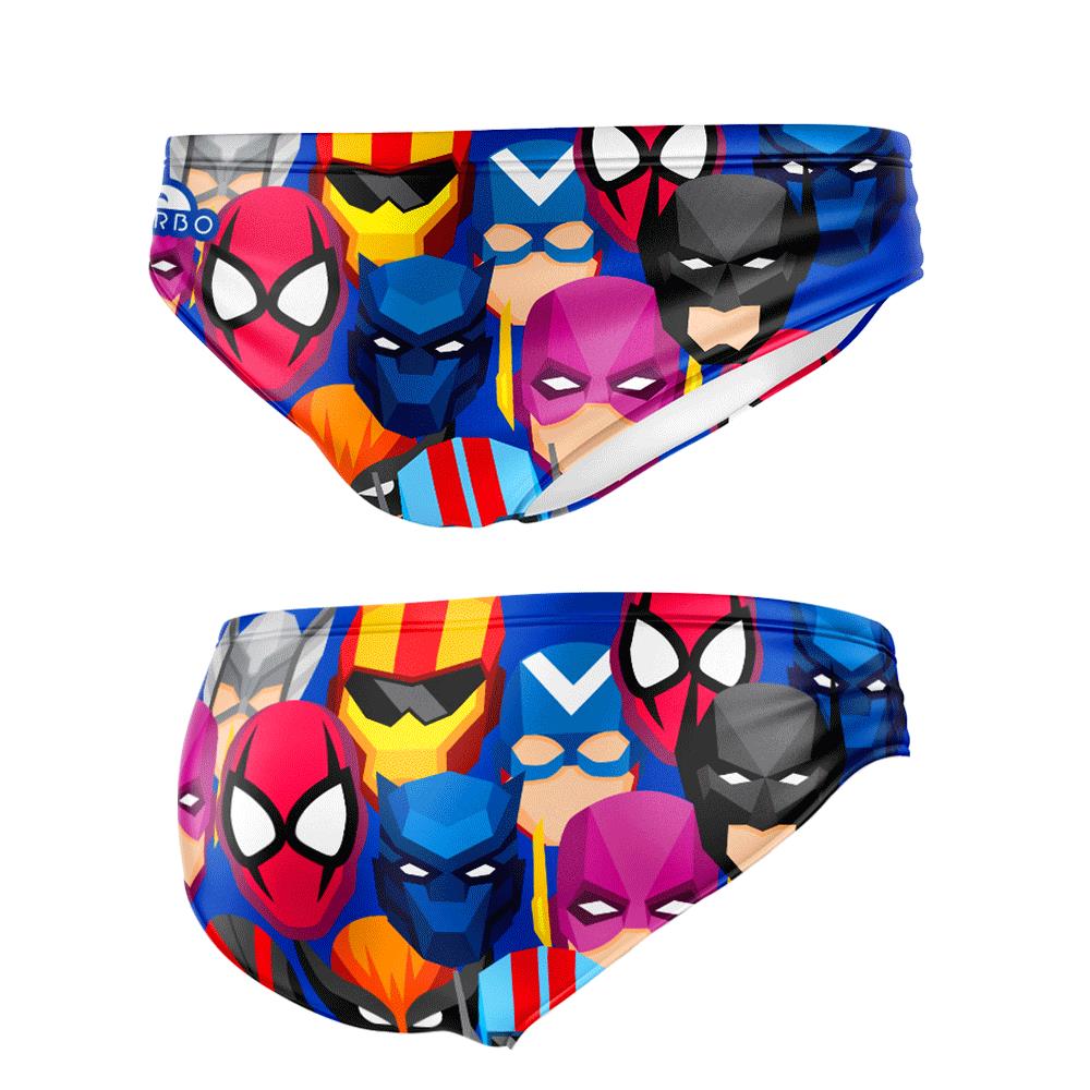 Kupaći kostim za plivanje Dječji Mask Heroe Happy