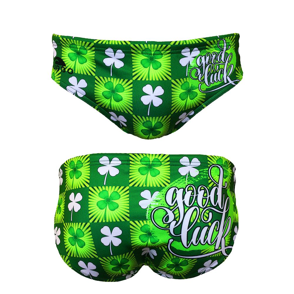 Wasserball-Badeanzug für Jungen Lucky Clover