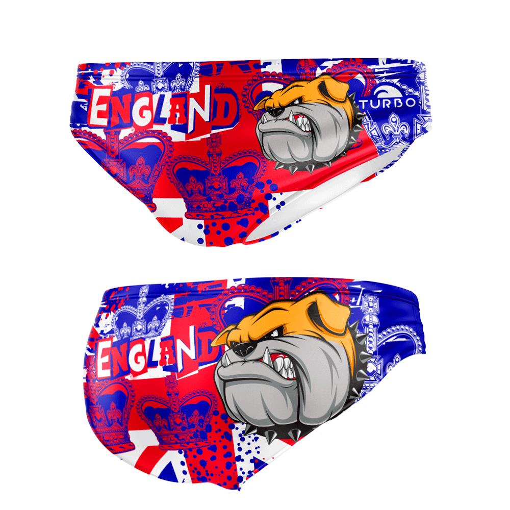 Fatos de Banho Crianças. Fato de Banho Waterpolo Criança Bulldog-Bandeira-Inglaterra