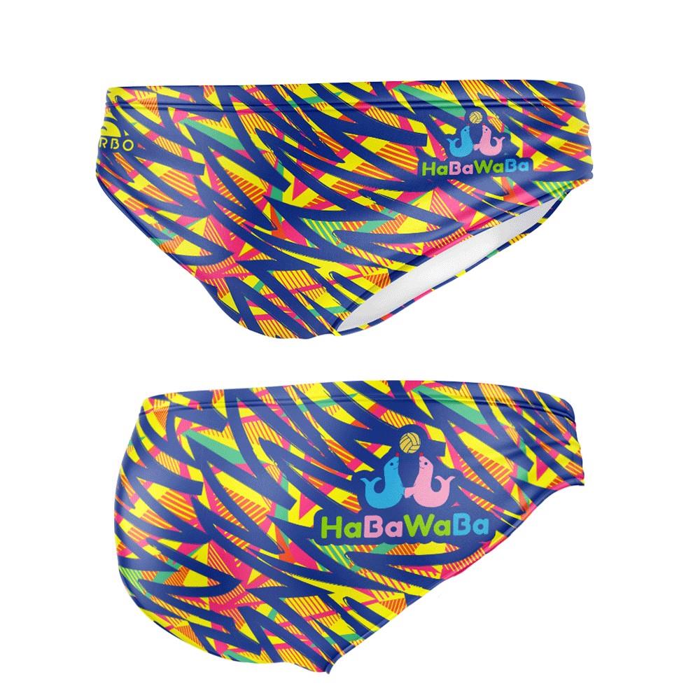 Costumi da pallanuoto da uomo. Costume da bagno Waterpolo Haba Waba Zig Zag 2023