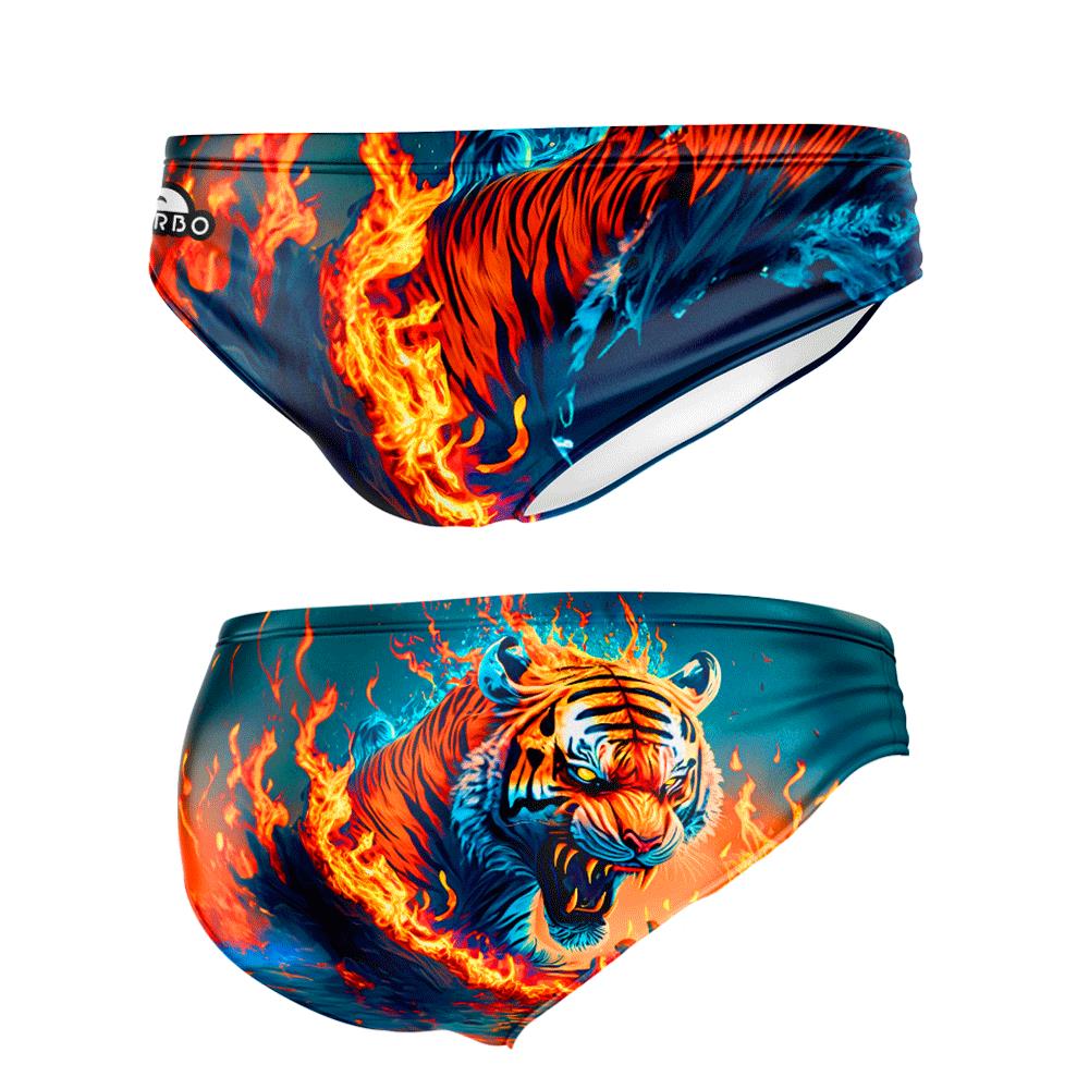 Fato de banho de polo aquático Tiger Fire Sea