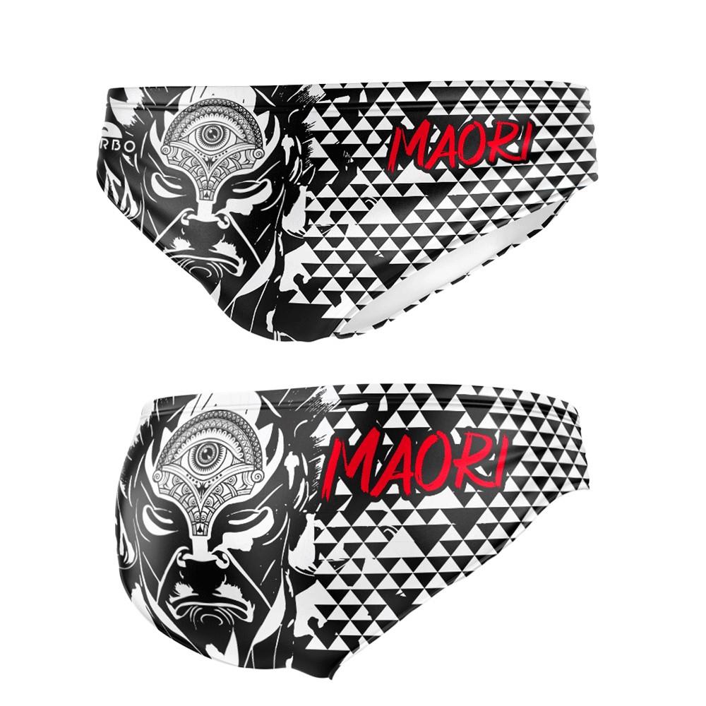 Wasserball-Badeanzug Headmaori Shadow