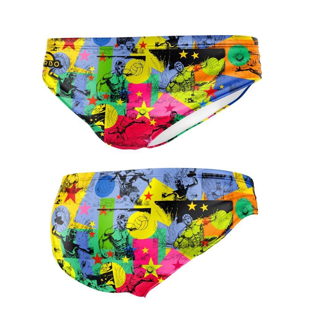Wasserball-Badeanzug Kinder Comic-WP-24
