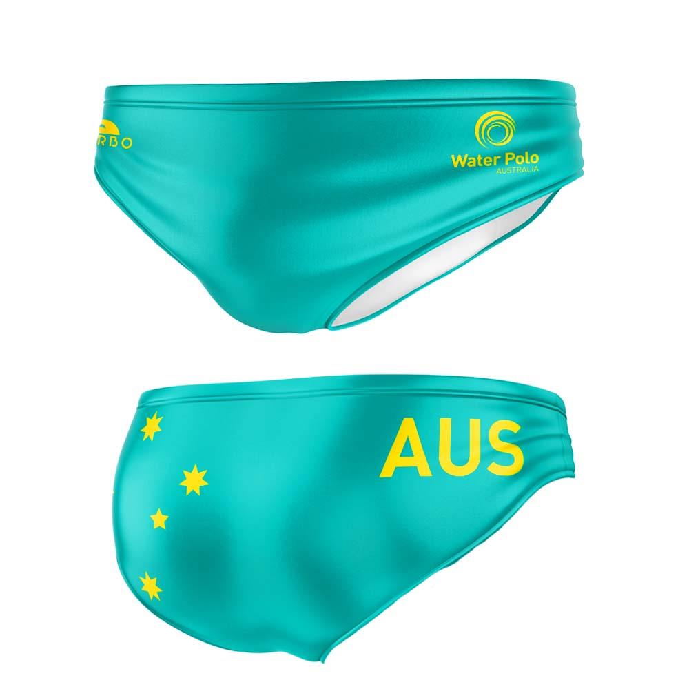 Australia. Bañador Waterpolo Australia Uniform Senior 2024