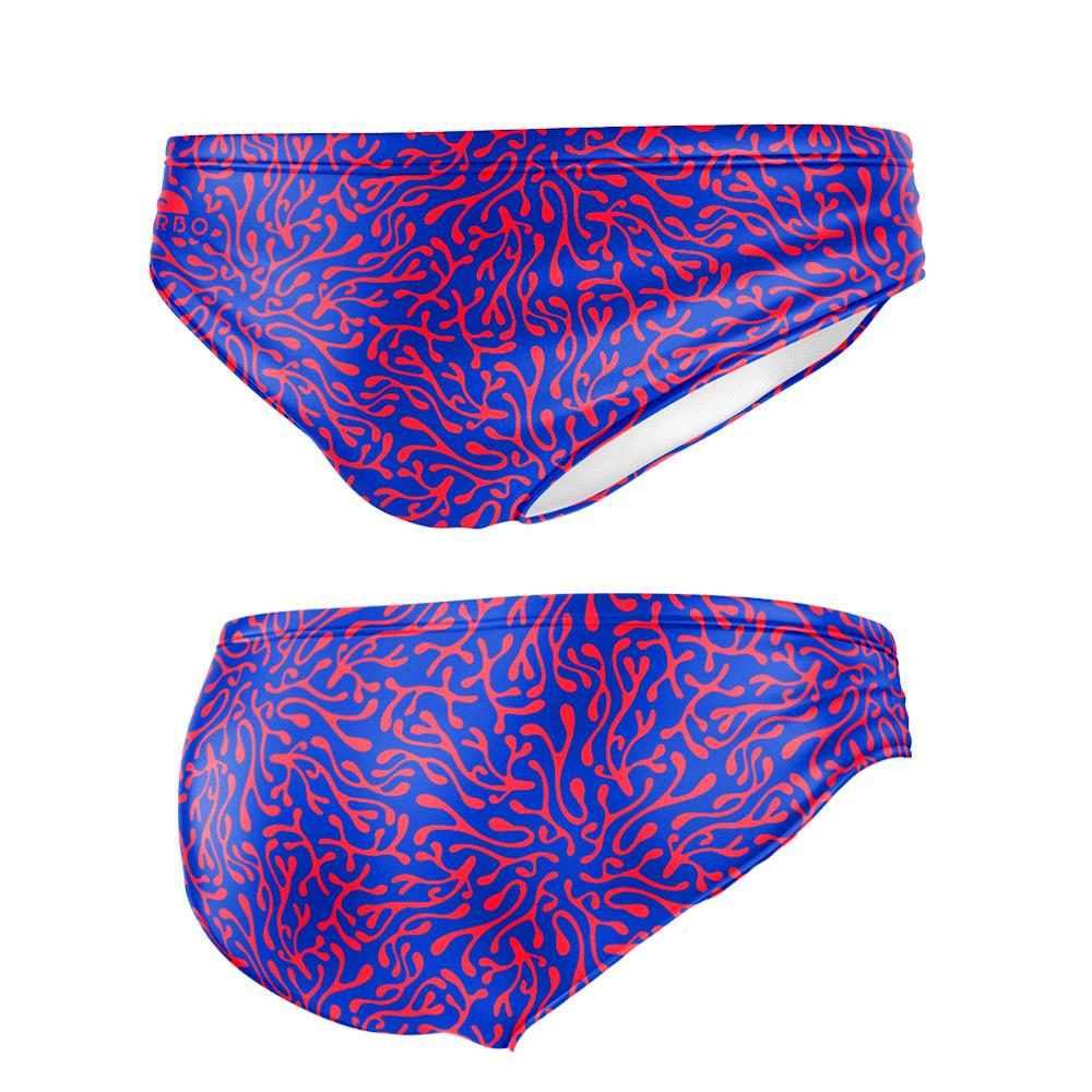 Wasserball-Badeanzug Neon Reef