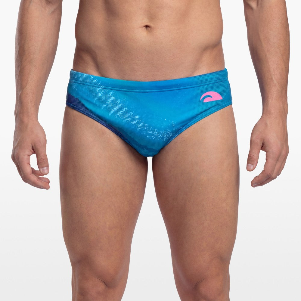 Compra Strój kąpielowy do waterpolo Deep Blue Glitch