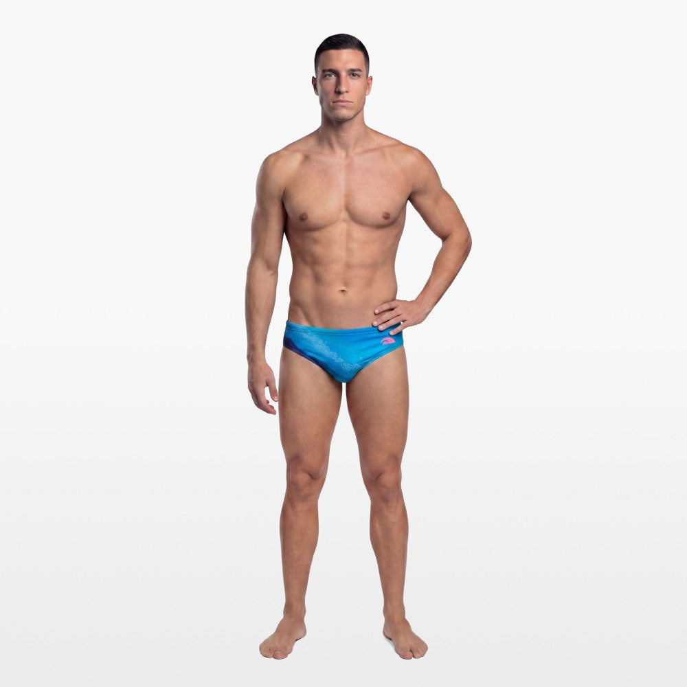 Compra Strój kąpielowy do waterpolo Deep Blue Glitch