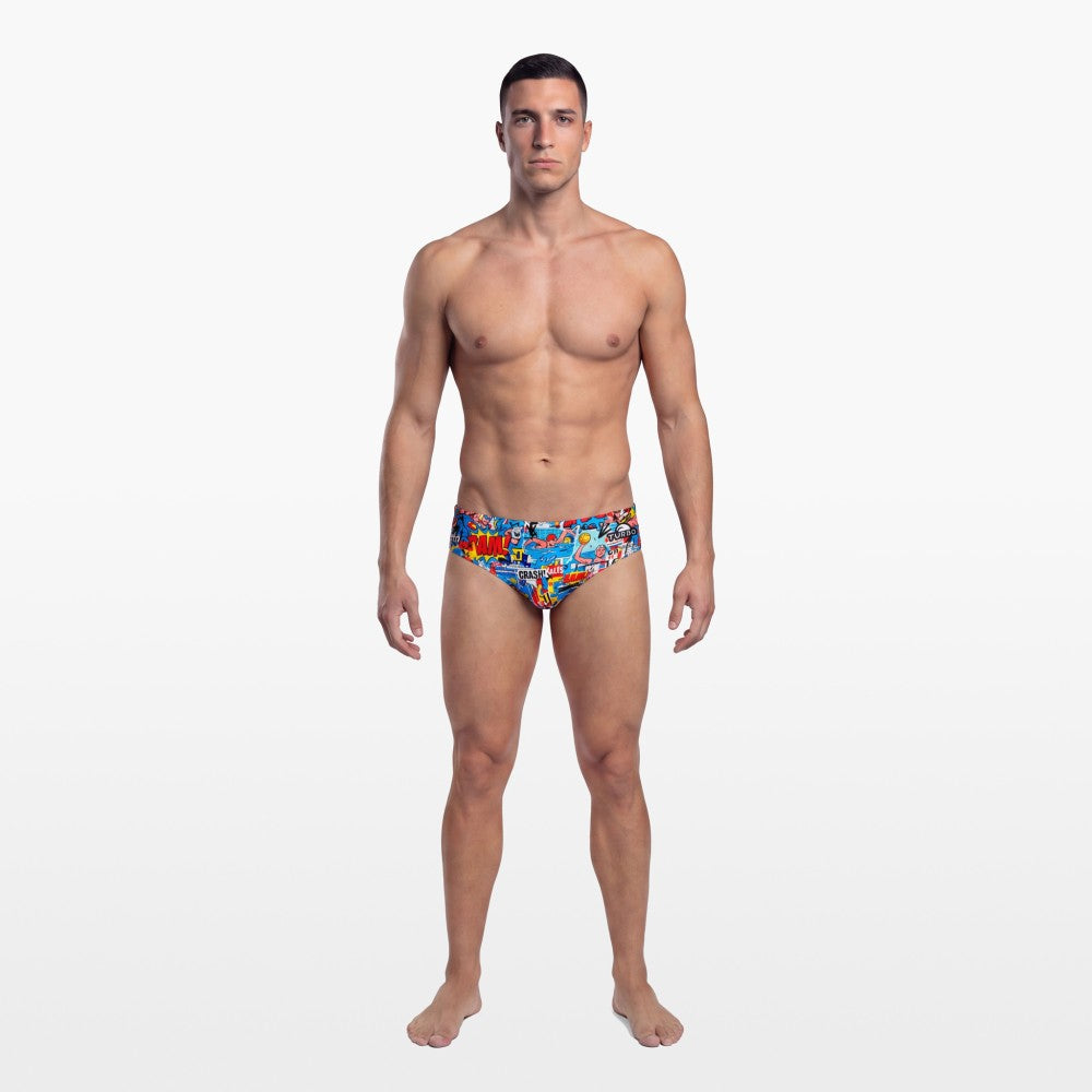 Waterpolobadpak Strip Geprint