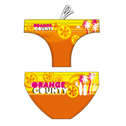 Wasserball-Badeanzug Herren Orange Country