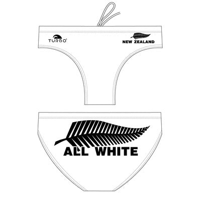 ALL WHITE WATERPOLO MEN SUITS