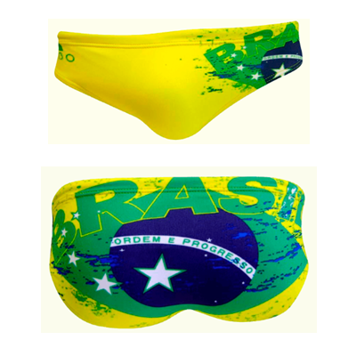 Compra Zwembroek Man Waterpolo New Brasil Geel