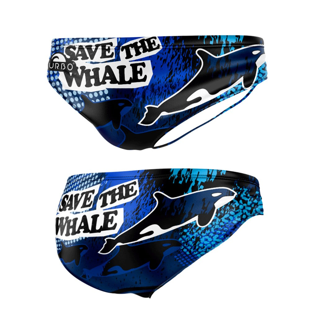 Wasserball-Badeanzug für Jungen Save The Whale
