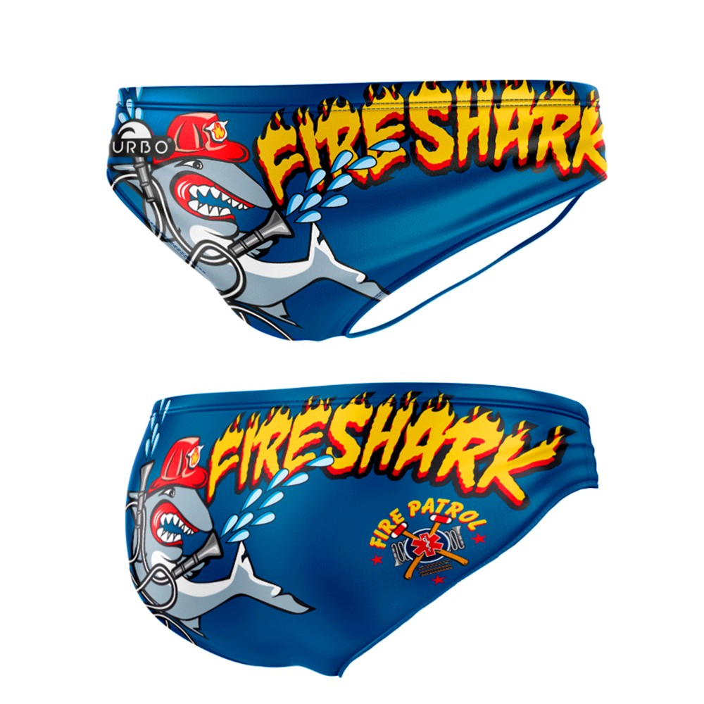 Costume da bagno uomo Fire Shark per nuoto