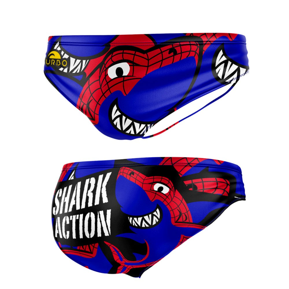 Banyador Waterpolo Nen Shark Action
