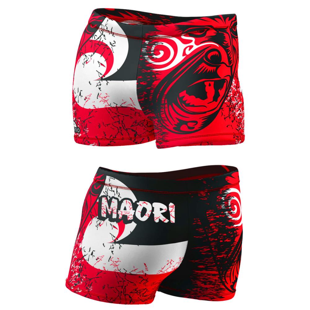 Boxer Maori Head Red
