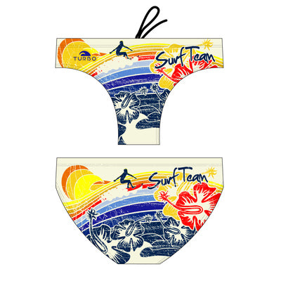 Wasserball-Badeanzug Herren Surf Team Vintage