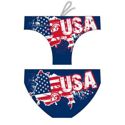 SWIMMING MEN SUITS  USA FLAG  MAP