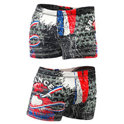 Gyerek nyomott mintás boxer Coq. Français