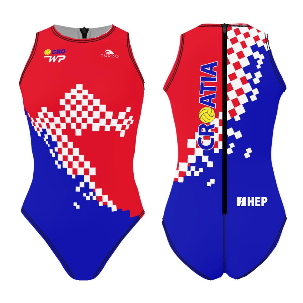 Bañador Waterpolo Niña Croacia