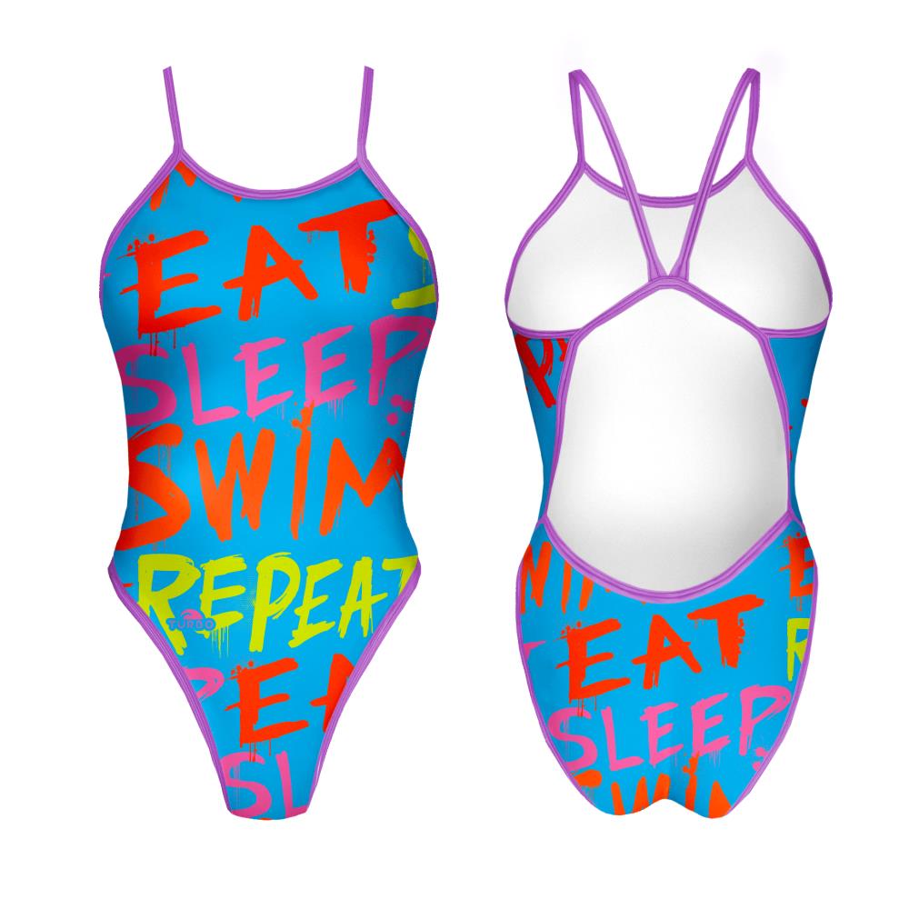 Banyador Natació Nena Eat Sleep Swim Repeat (Revolution)