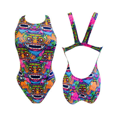 女孩泳衣. 女童 Bali Tribal 游泳衣
