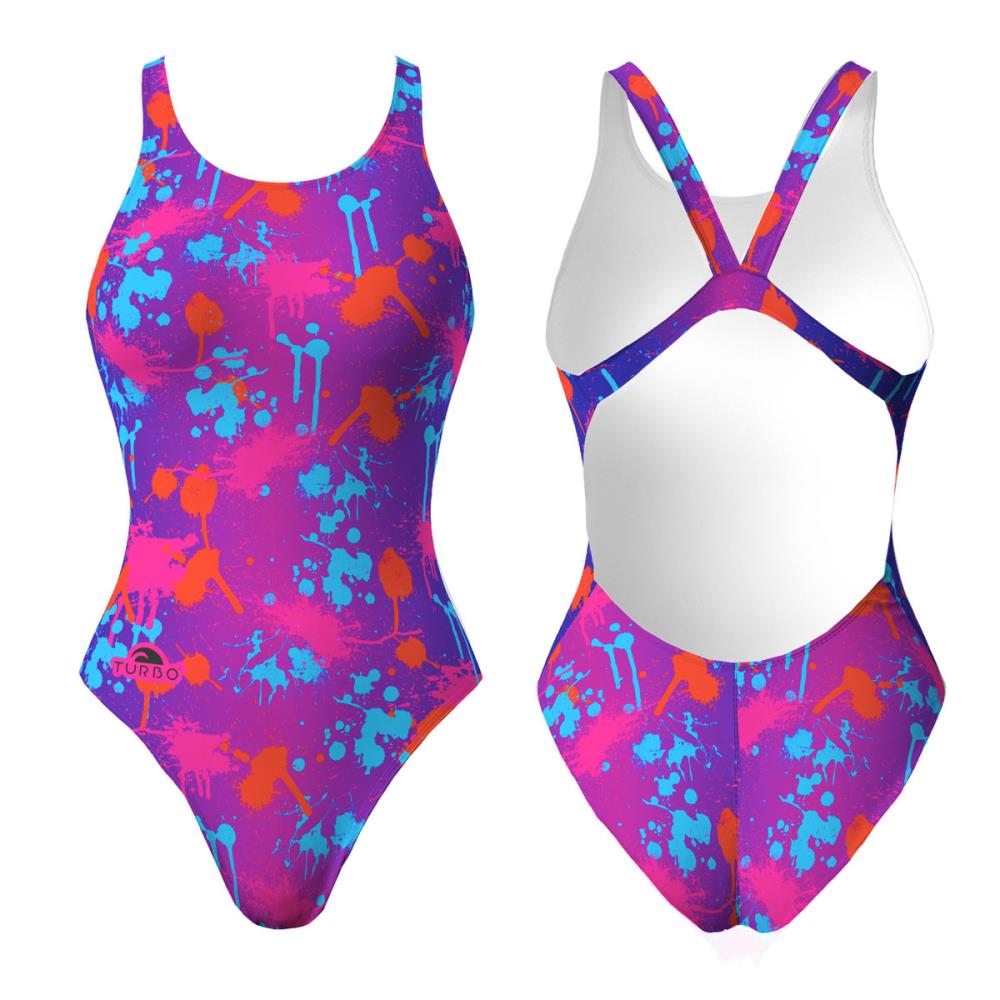 Badeanzug Schwimmen Damen Splash