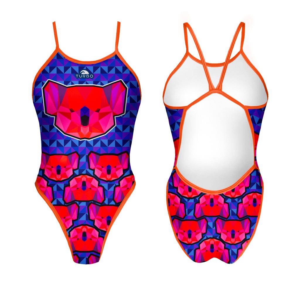 MAILLOT DE BAIN  NATATION  FILLE. GEO KOALA  (REVOLUTION)