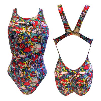 Compra MAILLOT DE BAIN  NATATION  FEMME  LIBERTY TATOO
