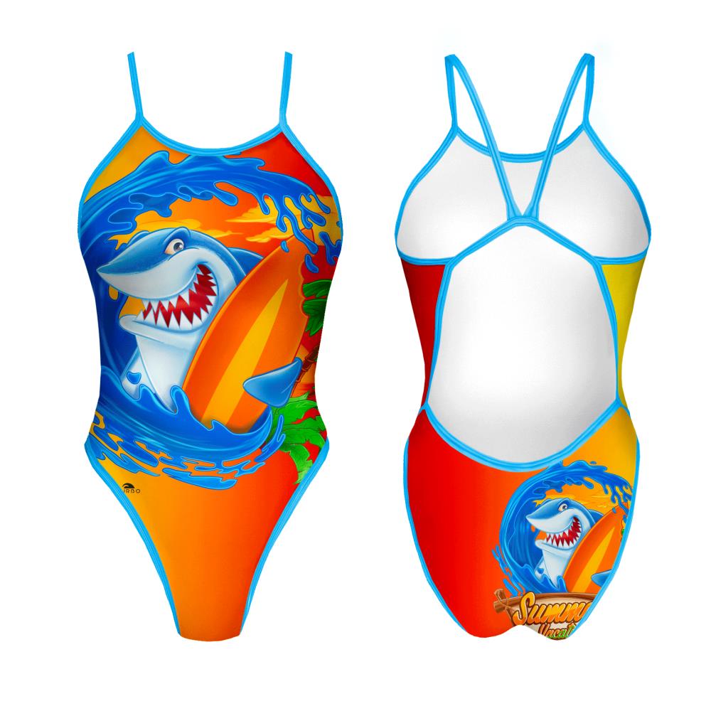 Kupaći kostimi za plivanje za žene. Kupaći kostim za plivanje 'Revolution' Surf Shark Love