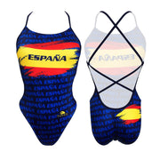 Badeanzug Schwimmen Flagge Spanien