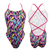 SWIMMING SUIT PLUMAS (PATTERN SIRENE)
