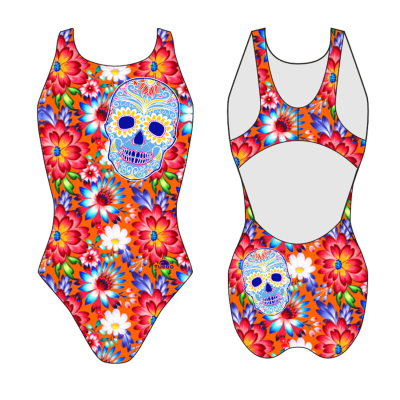 Badeanzug Damen Fresh Skull (Wave)