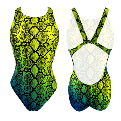 Kupaći kostim s širokim naramenicama Snake Fluor
