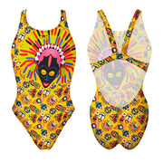 Costume da nuoto Spalline Larghe Bambina Afrikiki