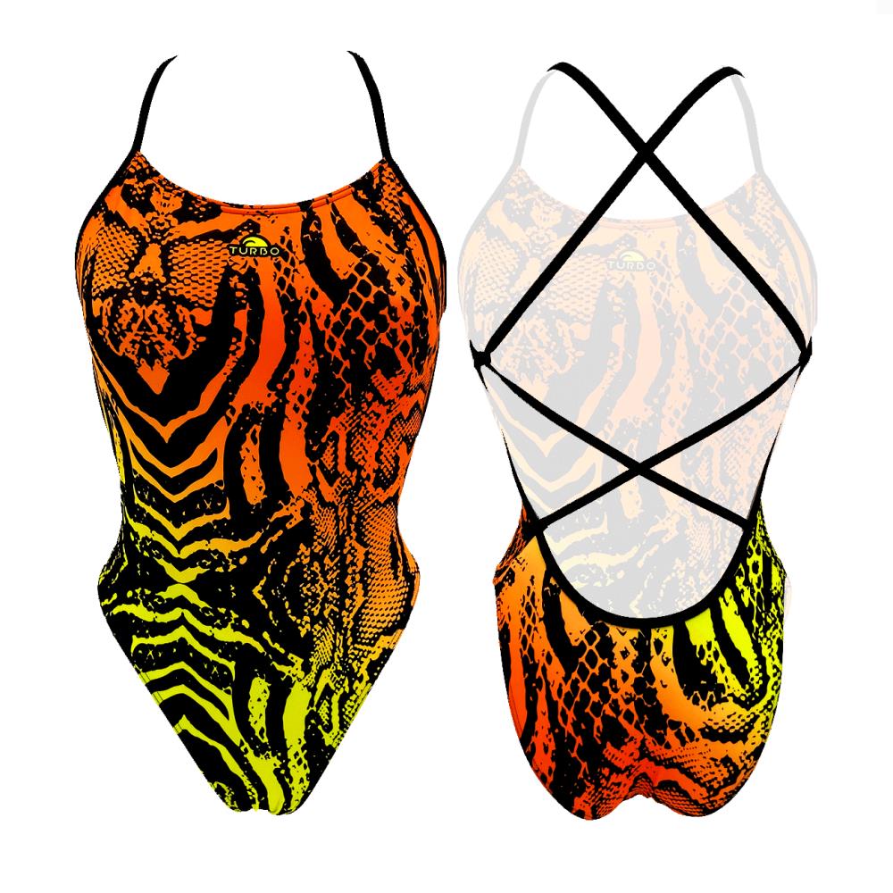 Badeanzug Schnittmuster 'Sirene' Animal Print Vibes