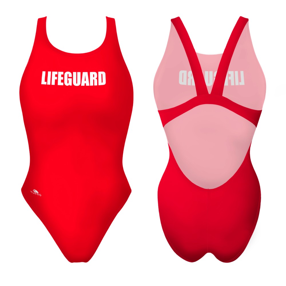 Strój kąpielowy na szerokich ramiączkach Lifeguard