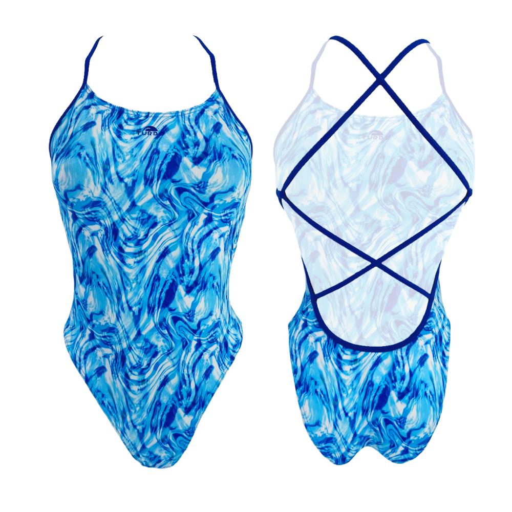 Μαγιό Κολύμβησης Sirene Marble Blu