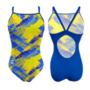 Badeanzug Schwimmen Wai Blue Air
