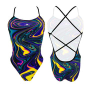 Fato de Banho Natação Sirene Marble Luv