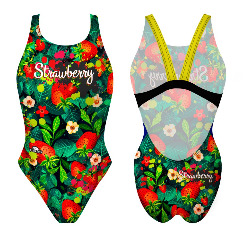Compra Badeanzug mit breiten Trägern Strawberry
