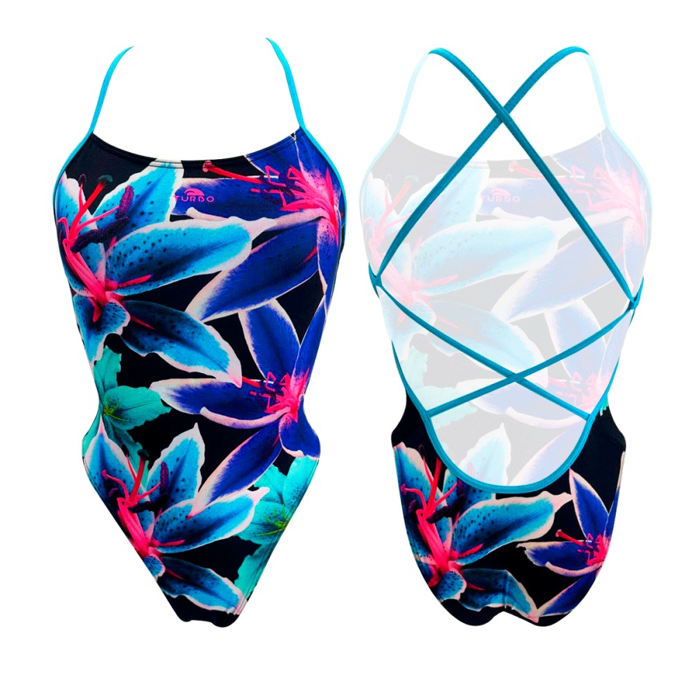 Compra MAILLOT DE BAIN NATATION SIRENE RADIANT FLOWERS