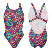 SWIMSUIT WIDE STRAP  AZTEC